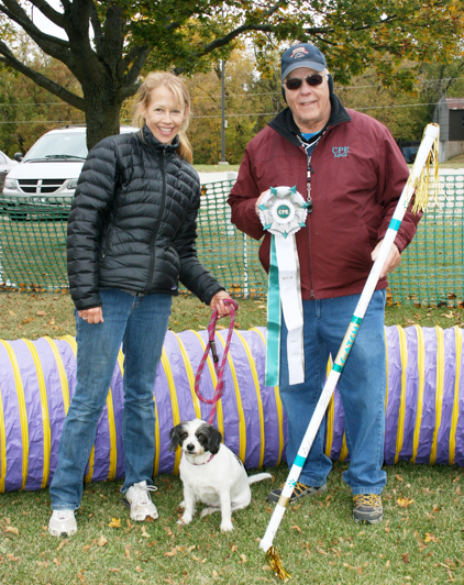 Madra & Marcia earned their C-ATCH agility title